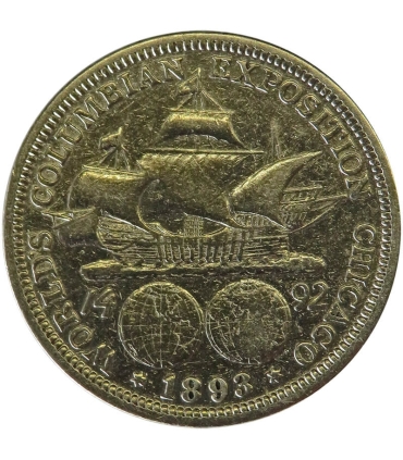 USA ½ dolara, half dollar, 1893, Światowa Wystawa Kolumbijska + certyfikat
