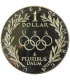 USA 1 dolar, 1988, Igrzyska XXIV Olimpiady, Seul 1988, srebro, certyfikat