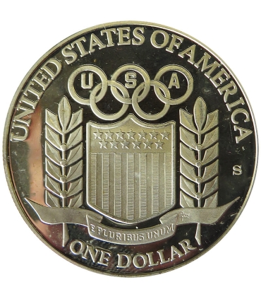 USA, 1 dolar, 1992, Igrzyska olimpijskie w Barcelonie, stan 2+