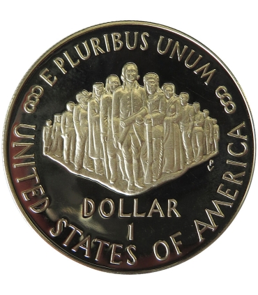 USA, 1 dolar 1987 200-lecie konstytucji USA, st. 1 + certyfikat