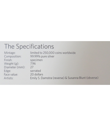 Kanada 20 dolarów, 2012 Niedźwiedź polarny, srebro Ag999, certyfikat