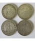 Lot: 4 x 5 marek, Hindenburg / Wieża, srebro, st. 2/3