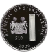 10 DOLARÓW - 2009 - SANKTUARIUM FATIMSKIE - SIERRA LEONE, srebro
