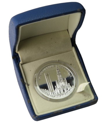 10 DOLARÓW - 2009 - SANKTUARIUM FATIMSKIE - SIERRA LEONE, srebro