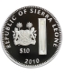 10 dolarów, Sierra Leone, Kaplica Łask w Altötting, 2010, srebro