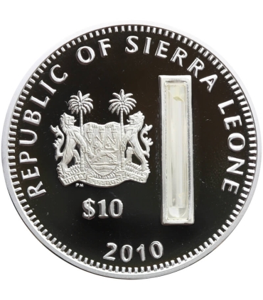 10 dolarów, Sierra Leone, Kaplica Łask w Altötting, 2010, srebro