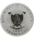 Kamerun 1000 franków, 2010 Anioł miłości / Amour Toujours, srebro, etui, certyfikat