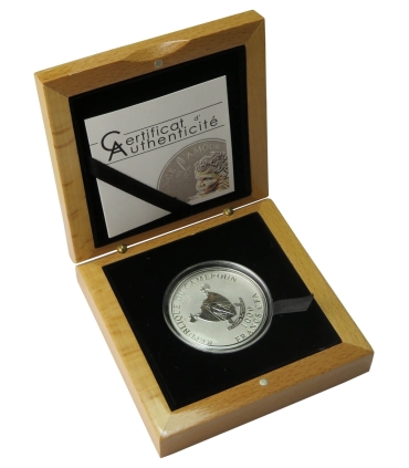 Kamerun 1000 franków, 2010 Anioł miłości / Amour Toujours, srebro, etui, certyfikat