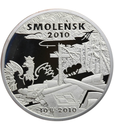 Ku Przestrodze i Pamięci na zawsze - Katyń , Smoleńsk, dwa medale uncjowe 999 + etui