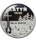 Ku Przestrodze i Pamięci na zawsze - Katyń , Smoleńsk, dwa medale uncjowe 999 + etui