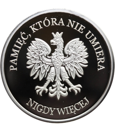 Ku Przestrodze i Pamięci na zawsze - Katyń , Smoleńsk, dwa medale uncjowe 999 + etui