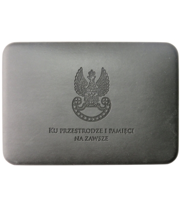 Ku Przestrodze i Pamięci na zawsze - Katyń , Smoleńsk, dwa medale uncjowe 999 + etui