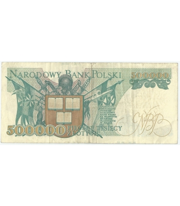 500000 zł Henryk Sienkiewicz 1990, seria C, stan 3