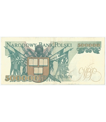 500000 zł Henryk Sienkiewicz 1990, seria G, stan 2-/3+