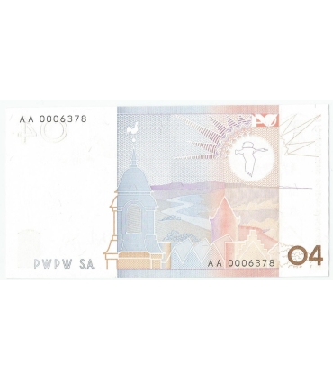 PWPW Banknot Testowy PTASZKI 2004