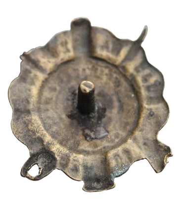 Odznaka Armia ochotnicza J. Hallera 1920, bez nakrętki, złamany karabin