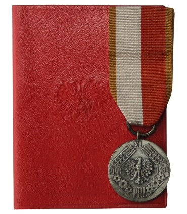 Medal 40-lecia Polski Ludowej + legitymacja