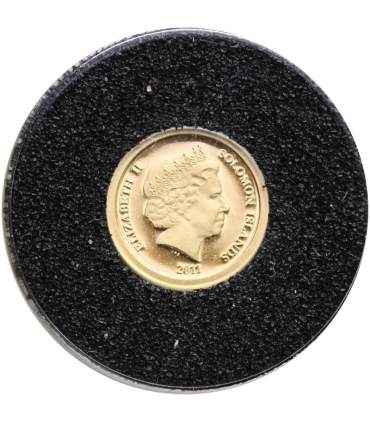 Zestaw 5 złotych monet 5$ z serii Cuda Świata, Au585