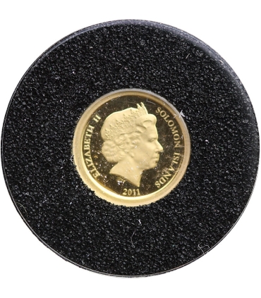 Zestaw 5 złotych monet 5$ z serii Cuda Świata, Au585