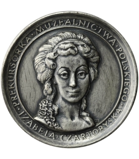 Medal Izabela Czartoryska Prekursorka  Muzealnictwa Polskiego, 1978, Warszawa, etui