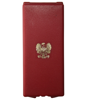 Złoty krzyż zasługi PRL + pudełko