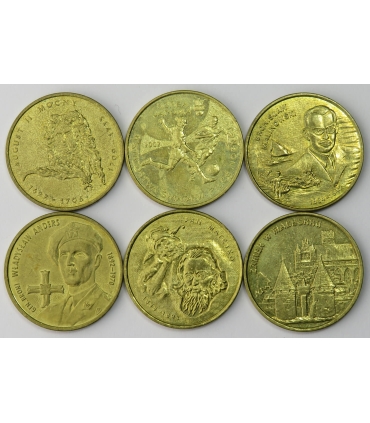 Lot: 143 x 2 zł GN, w tym ciekawsze roczniki: 1998, 2000, 2001, 2002 ...