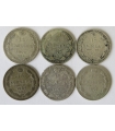 Lot: Rosja, 6 x 15 Kopiejek różne roczniki