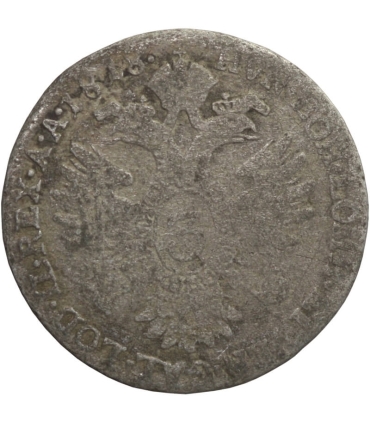 Austria, 3 krajcary 1818, srebro