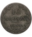 Królestwo Polskie 10 groszy 1840 MW, stan 3-