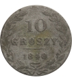 Królestwo Polskie 10 groszy 1840 MW, stan 3