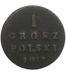 Królestwo polskie, 1 grosz, 1817