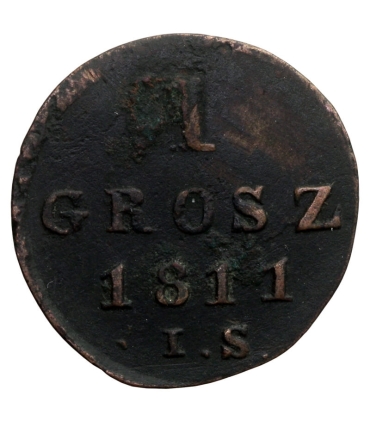 Księstwo warszawskie: 1 grosz 1811