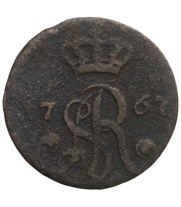 Stanisława August Poniatowski, 1 grosz, 1767