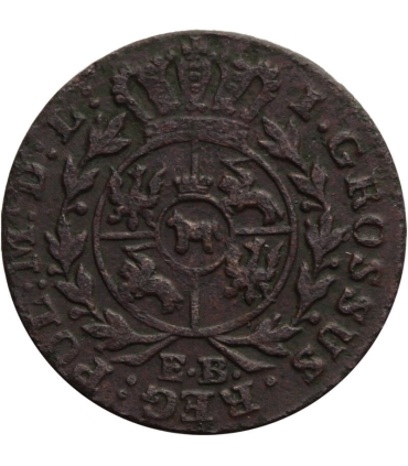 Polska, Stanisław August Poniatowski, 1 grosz, 1783 EB, PIĘKNY