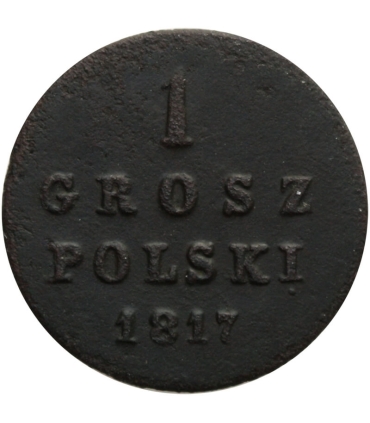 Królestwo polskie, 1 grosz, 1817