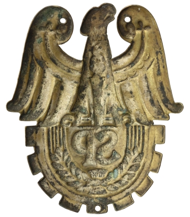 Orzeł na furażerkę junaków Powszechnej Organizacji „Służba Polsce” SP