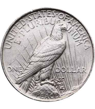 USA, 1 dolar 1922, stan 3, certyfikat