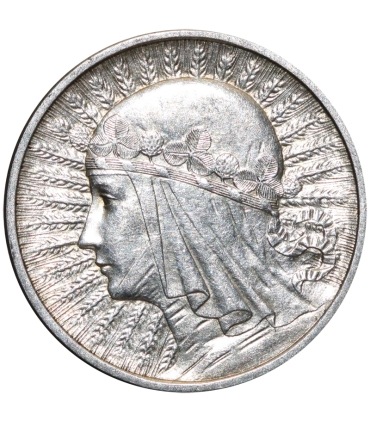 2 złote głowa kobiety 1933, stan 1-, MENNICZA