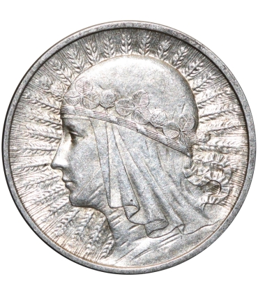 2 złote głowa kobiety 1932, stan 2/2+