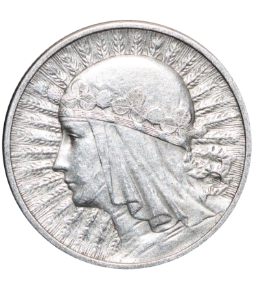 2 złote głowa kobiety 1933, stan 2