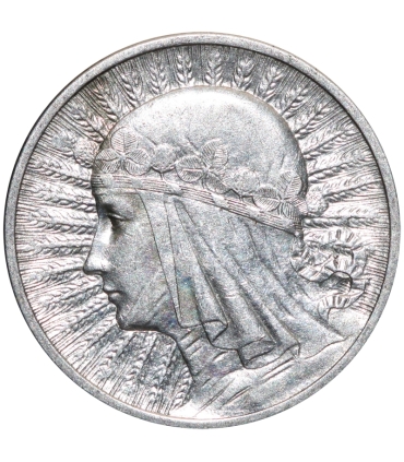 2 złote głowa kobiety 1933, stan 3+