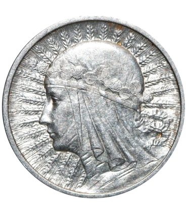 2 złote głowa kobiety 1932, stan 2