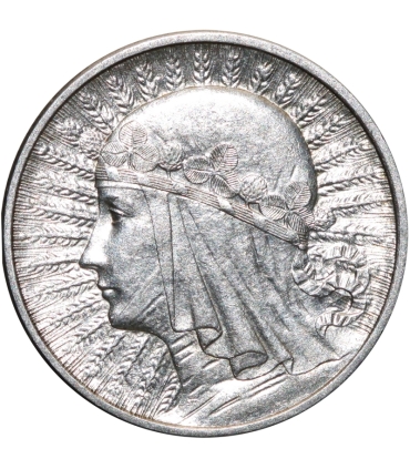 2 złote głowa kobiety 1934, stan 1/1-, MENNICZA