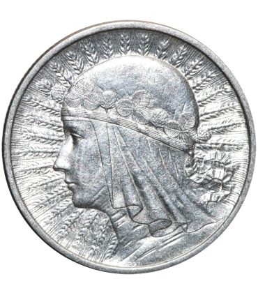 2 złote głowa kobiety 1933, stan 1-, MENNICZA