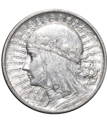 2 złote głowa kobiety 1933, stan 1-/2+