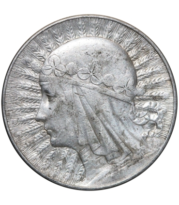 10 złotych Głowa kobiety 1932, stan 3+