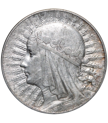 10 złotych Głowa kobiety 1932, stan 3+