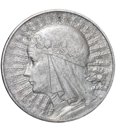 10 złotych Głowa kobiety 1932, stan 3+