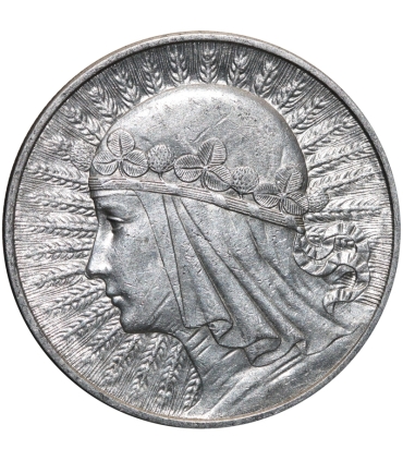10 złotych Głowa kobiety 1932, stan 2+