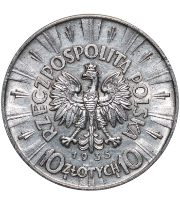 10 złotych Józef Piłsudski 1935, stan 2